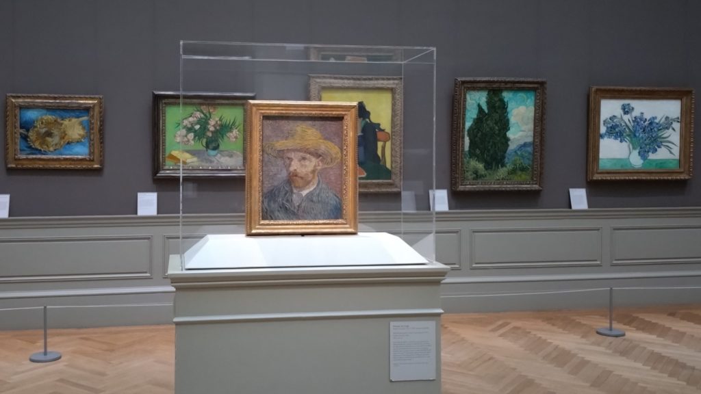 自画像（麦わら帽をかぶったもの）