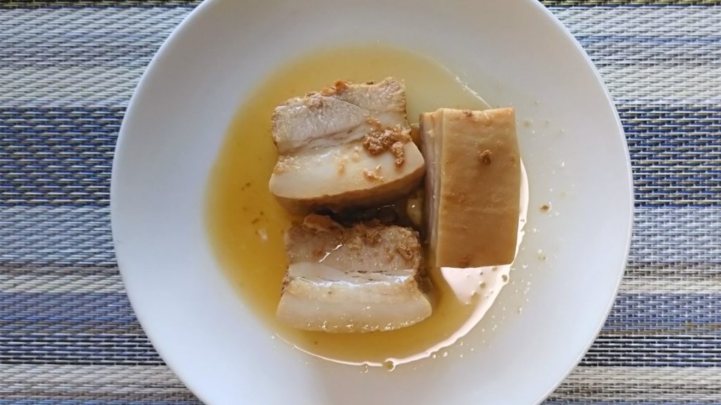 一本角煮-盛り付け