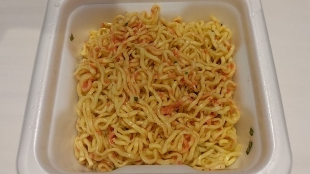 濃厚たらこ味焼そば-調理