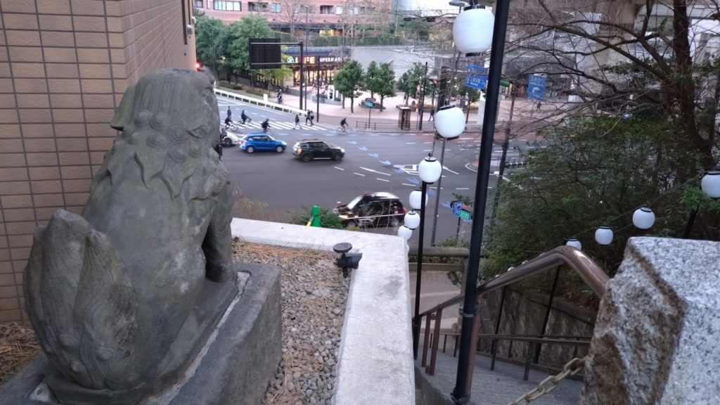 上目黒氷川神社-狛犬