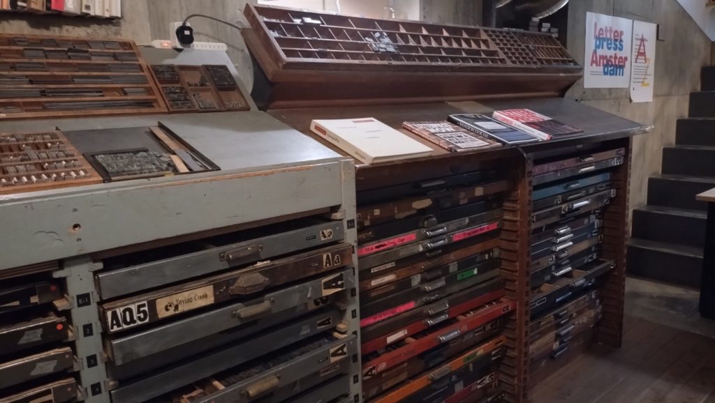 富ヶ谷レタープレス-木製活字